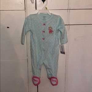 Blue infant onesie